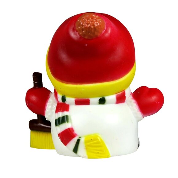 Snowman Stocking Hook Vintage 1985 G. Future Christmas Holidays Decor Frosty - Picture 5 of 7